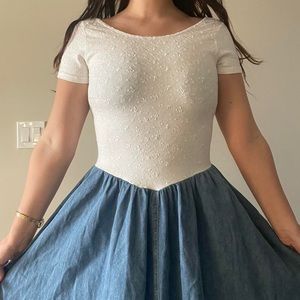 Princess denim dress :)